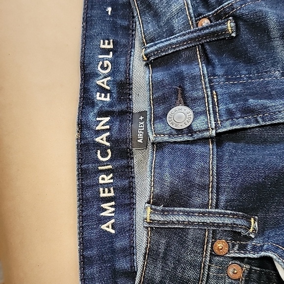 American Eagle Size 32x32 AirFlex+ Slim Denim Blue Jeans, Like New Condition - Picture 8 of 14